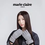 【ONEDER 旺達】美麗佳人防水手套 保暖加絨手套 止滑防風機車手套-  斜紋-灰 MC-HW07-3