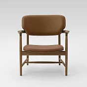 Maruni Meguro 目黑 主人椅 （胡桃木、棕色皮革）