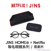 JINS HOME®× Netflix 聯名眼鏡系列 (UGF-25A-271-09) 喜劇片/紅紋路