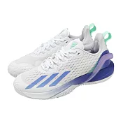 adidas 網球鞋 Adizero Cybersonic 女鞋 白 紫 抓地 緩衝 運動鞋 愛迪達 GY9640