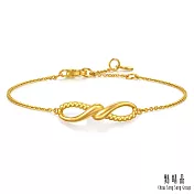 【點睛品】網路獨家款 夢想軌跡 黃金手鍊_計價黃金