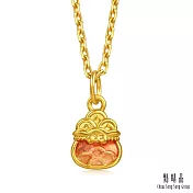 【點睛品】網路獨家款 聚財福袋 黃金吊墜_計價黃金