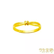 今生金飾 情韻交織戒 黃金戒指