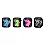 Apple Watch Series 11 (GPS+行動網路版) 42mm鋁金屬錶殼搭配運動型錶帶-S/M 太空灰/黑