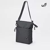 【uF】機能側背包 肩背包 深灰色