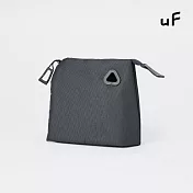 【uF】立式收納包 手拿包(M尺寸) 深灰色