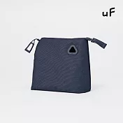 【uF】立式收納包 手拿包(M尺寸) 深藍色
