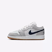 Nike Air Jordan 1 Low GS [553560-146] 大童 運動休閒鞋 喬丹 AJ1 低筒 淺灰