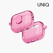 UNIQ 新加坡 Glase Pro 輕薄透明藍牙耳機保護套 AirPods Pro 第3代 透粉