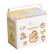 【環安家居】卡皮巴拉丙烯麥克筆 學生麥克筆 （美術專用 彩繪筆 馬克筆 可水洗) 60色