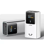 CCC標示 CUKTECH 酷態科 行動電源 PB1055 10號MINI 10000mAh-55W 數據顯示螢幕 PD快充 三口輸出 Type-C雙向快充 白色