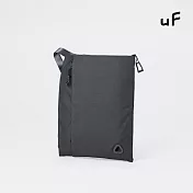 【uF】大開口筆電手提包(14吋) 深灰色