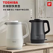 【TOSHIBA 東芝】1.5L 316雙層防傾倒快煮壺(KT-15DRTTW)  白色