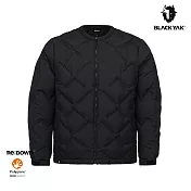 BLACKYAK 男 LIGHTZERO輕量圓領羽絨外套 M 黑色