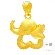 路森金飾 黃金墜(大象金重:0.88錢+-0.03錢)