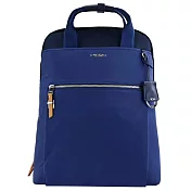 TUMI VOYAGEUR系列尼龍前口袋後背包/適用14吋筆電 海軍藍