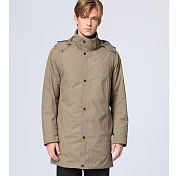 【荒野wildland】男PR棉輕量極暖防水長版外套218雲杉綠 M 218雲杉綠