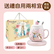 【PETER RABBIT 比得兔】比得兔恆溫馬克杯組(2款可選-檸檬黃/蜜桃粉)  蜜桃粉