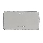 Michael Kors JET SET TRAVEL 滿版防刮雙層萬用包(多色選)- 素面灰