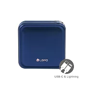 LaPO 日本松下電芯全功能行動電源 WT-08S 星夜藍(C+蘋果線)