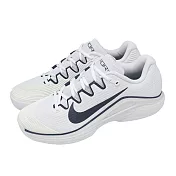 Nike 網球鞋 Zoom Vapor 12 HC 男鞋 白 藍 硬地 緩震 支撐 IB7168-100