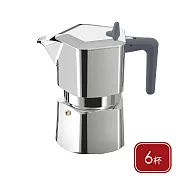 《GHIDINI》Pentaexpress義式摩卡壺 - 灰銀6杯