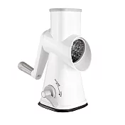 《ibili》3in1吸盤座手搖式滾筒刨刀(白) | 料理刨片刨絲器 刨絲刀 切絲器