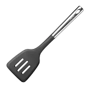 《ibili》Malmo不沾鍋矽膠濾油鍋鏟(黑35cm) | 不沾鍋鏟 炒菜鏟 煎餅鏟 不沾煎鏟