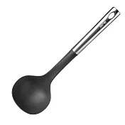 《ibili》Malmo不沾鍋矽膠湯杓(黑32cm) | 料理匙 攪拌杓 攪拌勺 湯匙
