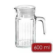 《ibili》玻璃冷水瓶(豎紋600ml) | 水壺 冷水壺