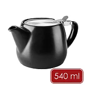 《ibili》Luxor瓷製濾茶壺 - 霧黑540ml