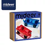 《MiDeer》 -- 多彩透光磁力片-板車配件組(4台) ☆