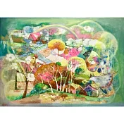 【玲廊滿藝】呂月華-彩虹下的夢鄉72.5x100cm