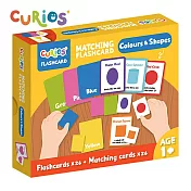 香港《Curios》 -- 英文配對認知遊戲卡-顏色形狀 ☆