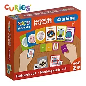 香港《Curios》 -- 英文配對認知遊戲卡-服裝類型 ☆