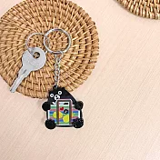 台人潮-台灣黑熊愛台灣LV袋-壓克力鑰匙圈(小)