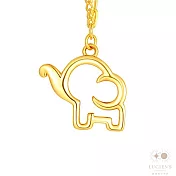 路森金飾 黃金項鍊(吉祥小象金重:1.79錢+-0.03錢)