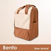 【FORYU】BENTO 便當包 B104保冷保溫 大容量通勤包 杏霧棕