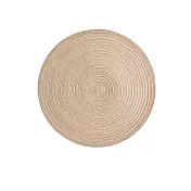 【Homely Zakka】法式棉紗圓形餐墊/防燙隔熱墊/桌墊_4色任選 咖白