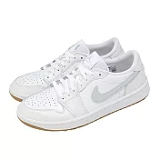 Nike 高爾夫球鞋 Air Jordan 1 Low G 男鞋 白 灰 防水鞋面 喬丹 AJ1 DD9315-111