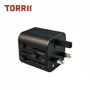 TORRII VOYA萬國轉接器(無三孔插座) 黑色