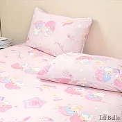 義大利La Belle《Sanrio-雙星仙子甜美夢境》海島針織信封枕套--2入