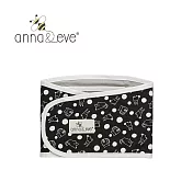 Anna&Eve 美國 嬰兒 舒眠包巾/肚圍 S號 - 純棉款-兔子躲貓貓黑色