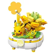 QMAN 啟蒙積木 Keeppley 寶可夢 盆栽系列積木 趴趴皮卡丘