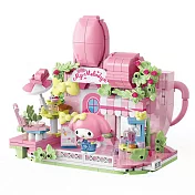 QMAN 啟蒙積木 KEEPPLAY 三麗鷗 商店街系列 美樂蒂 花房咖啡屋