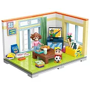 QMAN 啟蒙積木 KEEPPLAY 蠟筆小新 小新家客廳