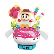 QMAN 啟蒙積木 KEEPPLAY 蠟筆小新 零食系列 小白棉花糖