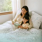【AGAPE雅家倍】MIT台灣製 多款花色任選 舒柔棉 單人4.5x6.5尺薄被套 竹清