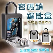 鋁全金密碼鎖防盜鑰匙盒(掛置款 4入組) 掛置款藍色*4