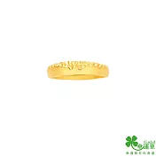 幸運草金飾 記憶點黃金女戒指